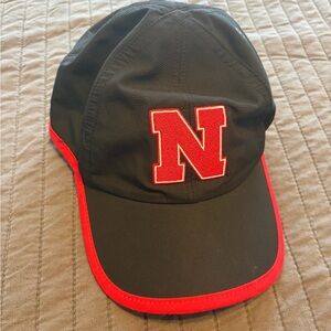47 Brand Black Cap with Red Trim